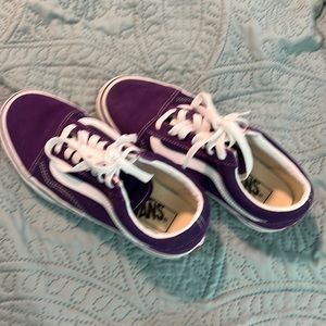 Vans, Purple. 6.5 women’s but can be unisex. Worn 3-4 times